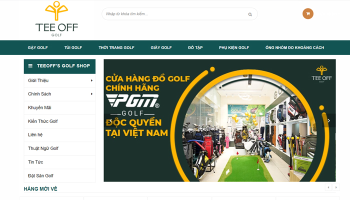 Cửa hàng đồ golf, thời trang golf nhập khẩu - Teeoff’s Golf Shop