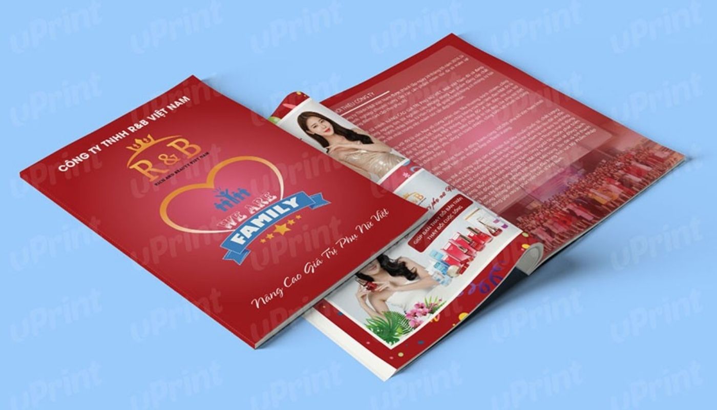 Mẫu in catalogue quảng cáo chất lượng Mẫu in catalogue quảng cáo chất lượng