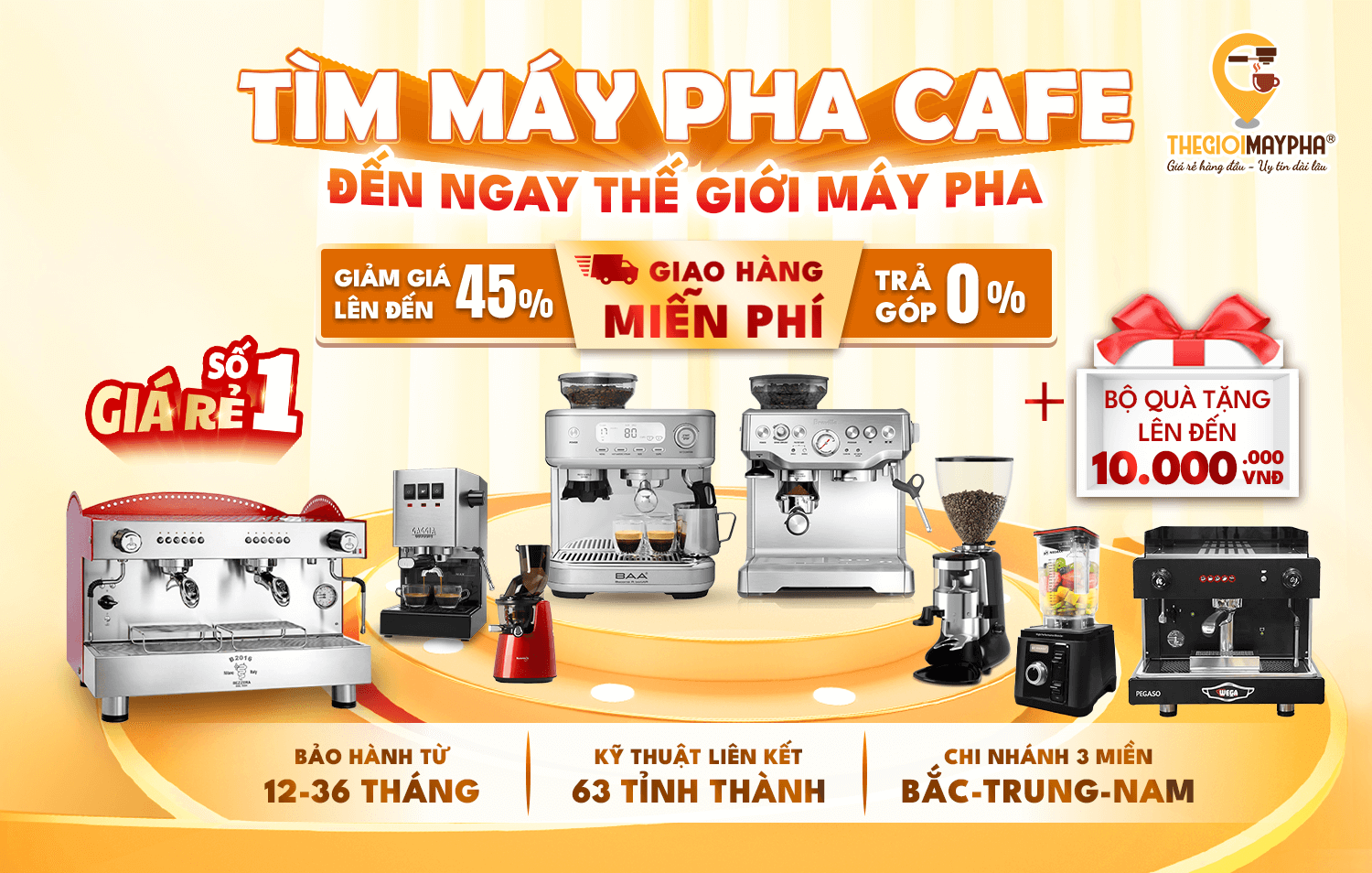 Công ty Thế Giới Máy Pha - Đơn vị cung cấp máy pha cà phê chính hãng, giá tốt
