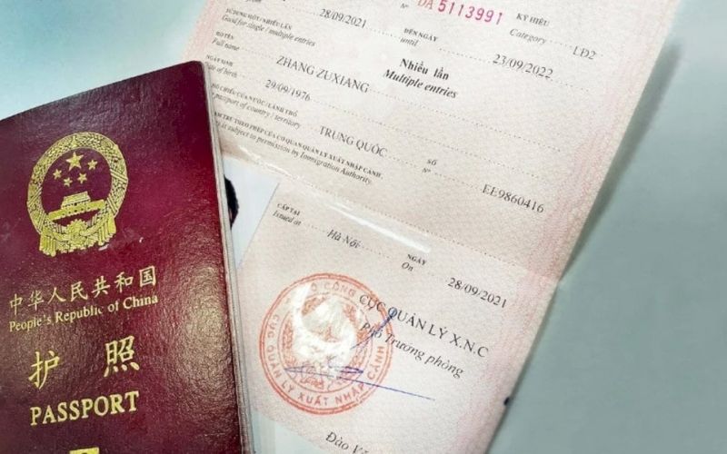 Chuẩn bị đầy đủ hộ chiếu và visa Trung Quốc