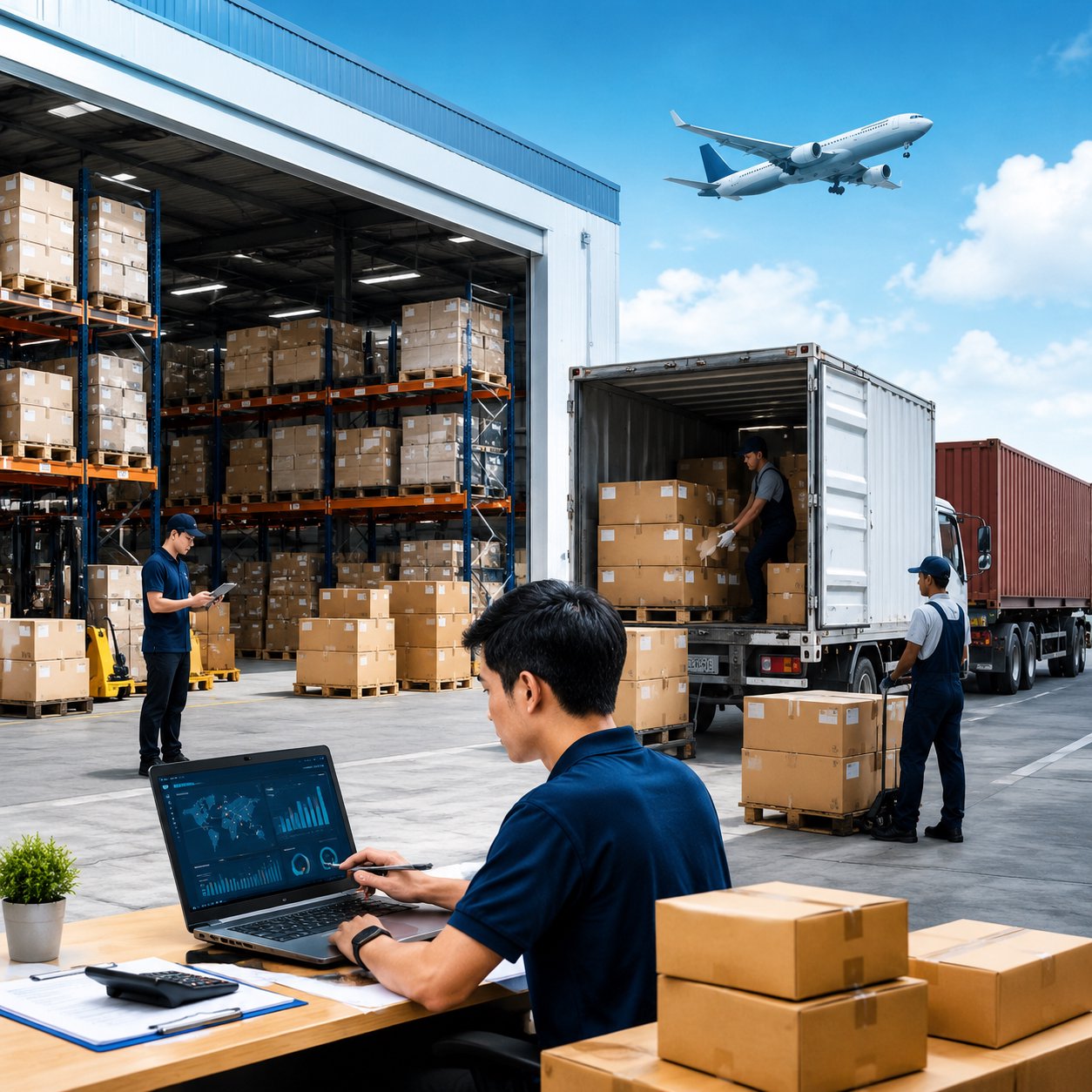 Hướng dẫn logistics, kho vận và thời gian giao hàng chi tiết